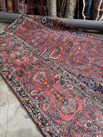 Skinny Narrow Vintage Floral Persian Runner / 2'8 x 12'4 Runner #4304-1