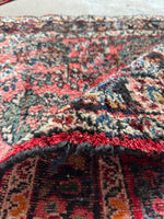 Skinny Narrow Vintage Floral Persian Runner / 2'8 x 12'4 Runner #4304-1