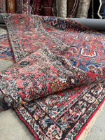 Skinny Narrow Vintage Floral Persian Runner / 2'8 x 12'4 Runner #4304-1