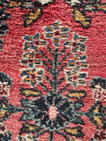 Skinny Narrow Vintage Floral Persian Runner / 2'8 x 12'4 Runner #4304-1