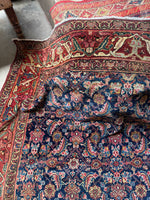 Palatial Vintage Persian Rug / 7x20 Vintage Persian Rug / 7x21 Vintage Rug #4305