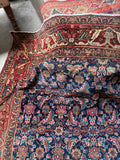 Palatial Vintage Persian Rug / 7x20 Vintage Persian Rug / 7x21 Vintage Rug #4305