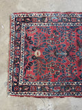 Skinny Antique Persian Runner / 2'9 x 7'2 Sarouk Runner #4419