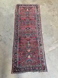 Skinny Antique Persian Runner / 2'9 x 7'2 Sarouk Runner #4419