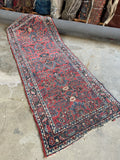 Skinny Antique Persian Runner / 2'9 x 7'2 Sarouk Runner #4419