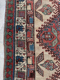 Vintage Persian Runner / Camel Hair Persian Runner 3'6 x 11'8 Rug #4421