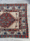 Vintage Persian Runner / Camel Hair Persian Runner 3'6 x 11'8 Rug #4421