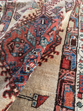 Vintage Persian Runner / Camel Hair Persian Runner 3'6 x 11'8 Rug #4421