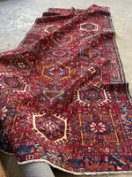 5'8 x 10'10 Vintage Persian Rug #2904