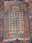 Antique Baluch Prayer Rug 
