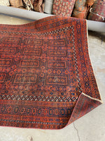 7x9 tribal wool rug