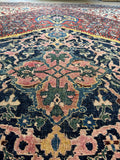 Palatial Antique Oversize Persian Rug / 9'5 x 14'4 Bidjar Rug #4424
