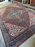 Palatial Antique Oversize Persian Rug / 9'5 x 14'4 Bidjar Rug #4424