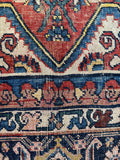Palatial Antique Oversize Persian Rug / 9'5 x 14'4 Bidjar Rug #4424