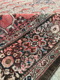 Floral and Paisley Fine Antique Persian Ferahan Rug / 4'2 x 6'5 Rug #3583ML