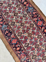 Antique Camel Hair Runner / 3'8 x 11'3 Antique Persian Runner #3760