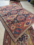 6x9 Flat Weave Soumak / 6x9 Vintage Rug #3584