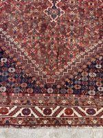 7'9 x 10' Antique Persian Afshar Rug #2913