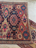 6x9 Flat Weave Soumak / 6x9 Vintage Rug #3584