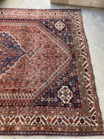 7'9 x 10' Antique Persian Afshar Rug #2913