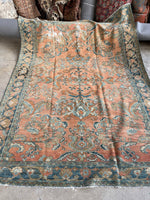 5' x 6'7 Antique Persian Lilihan Rug #2915