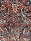 9x12 Worn Persian Rug / Distressed Persian Rug #3269ML