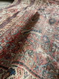 9x12 Worn Persian Rug / Distressed Persian Rug #3269ML
