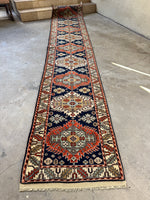 Skinny Vintage Rug Runner / 2’6 x 13'9 Skinny Vintage Runner #3899