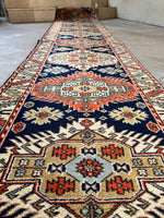 Skinny Vintage Rug Runner / 2’6 x 13'9 Skinny Vintage Runner #3899