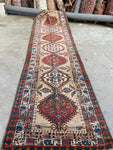 3'7 x 13' Antique Perisan Camel Hair Runner #2921