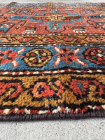 Skinny Persian Vintage Runner / 2'11 x 11'1 Antique Heriz Runner #4122