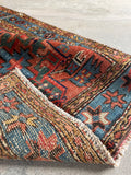 Skinny Persian Vintage Runner / 2'11 x 11'1 Antique Heriz Runner #4122