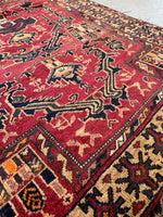 3' x 4'2 Vintage Baluchi rug #2254 / 3x4 Vintage Rug