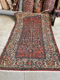 4'2 x 6'8 Late 19th Century Persian Angeles Malayer Rug #2927
