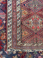 Antique Persian Tribal Runner / 3' x 6'5 Persian Runner #3320