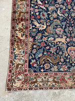5'7 x 9' Antique Persian Tabriz #2929