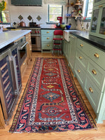 3'3 x 9'4 Antique Karabagh runner #2348ML / 3x9 Vintage Runner