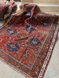 5x6 Antique Persian Rug #2931