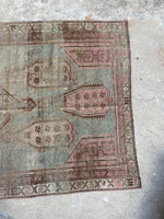 3'7 x 6'1 Antique Muted Rug #2932