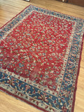 6x8 Antique Persian Kerman Rug #791