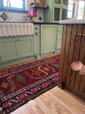 3'3 x 9'4 Antique Karabagh runner #2348ML / 3x9 Vintage Runner