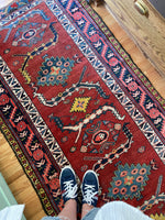 3'3 x 9'4 Antique Karabagh runner #2348ML / 3x9 Vintage Runner