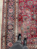 10x13 Fuschia Pink Persian Rug #3322
