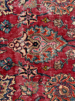 10x13 Fuschia Pink Persian Rug #3322