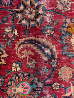 10x13 Fuschia Pink Persian Rug #3322