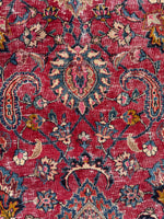 10x13 Fuschia Pink Persian Rug #3322