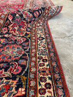 10x13 Fuschia Pink Persian Rug #3322