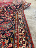 10x13 Fuschia Pink Persian Rug #3322