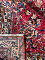 10x13 Fuschia Pink Persian Rug #3322