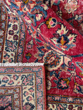 10x13 Fuschia Pink Persian Rug #3322